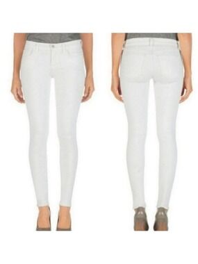 J Brand Low Rise Skinny Leg jeans in Snow size 31